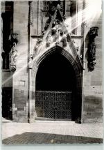 91781 W8832 Weißenburg i Bay FOTO KEINE AK Evangelische Kirche Ort handschriftlich Foto Original aus Archiv eines Ansichtskartenverlags