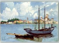 25019 Sirmione 1960 Künstlerkarte