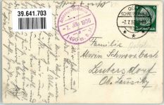 Petersdorf Piechowice 1936 - Hüttenstempel Schneegrubenbaude