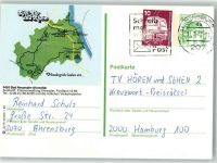 53474 W5483 Ahrweiler Privatganzsache Landkarte Eifel Ahr und Rhein