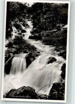 79263 W7809 Wildgutach Foto AK Deichbach- oder Teichbach Wasserfälle Ort lt. Recherche