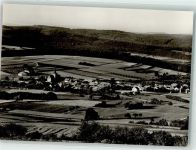 97647 W8741 Stetten , Rhön Foto AK mit Dreifaltigkeitskirche