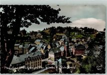 52156 W5108 Monschau Foto AK Ev. Kirche Rotes Haus