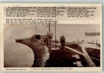 27472 W2190 Cuxhaven - Hafeneinfahrt Alte Liebe Gedicht