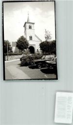 58636 W5860 Sümmern FOTO KEINE AK Kirche Auto Ort handschriftlich Foto Original aus Archiv eines Ansichtskartenverlags