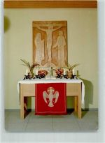 97440 W8727 Werneck FOTO KEINE AK Ev. Kirche Altar Foto Original aus Archiv eines Ansichtskartenverlags Ort handschriftlich