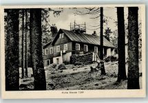 Glatz Klodzko Foto AK Hüttenstempel Hohe Mense