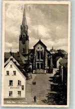 95100 W8672 Selb Gebrauchsspuren Ev. Kirche