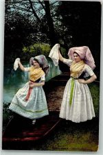 Abschiedsgruß Verlag Striemann 241 Trachten Spreewald 1914