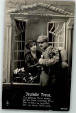 Frau Spruch Deutsche Treue PFB Nr.3635-6 Soldatenliebe 1915
