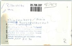 63911 W8763 Klingenberg a. Main FOTO KEINE AK Foto Original aus Archiv eines Ansichtskartenverlags Gasthaus Ort handschriftlich
