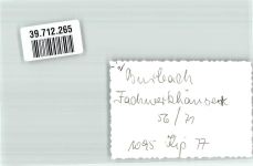 57299 W5909 Burbach , Siegerl FOTO KEINE AK Foto Original aus Archiv eines Ansichtskartenverlags Fachwerkhaus Ort handschriftlich