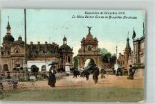 Brüssel Bruxelles Ausstellungen 1910 Sonderstempel Ausstellung 1910