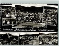 57319 W5920 Schwarzenau , Eder Foto AK Ederbrücke und Schloss Hüttental Homberg Kohlrücken