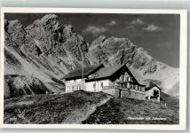 Ulmer Hütte 1957 Foto AK Hüttenstempel