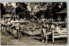99897 O5809 Tambach-Dietharz , Thüringer Wald Foto AK Schwimmbad Bademode