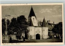 89264 W7912 Weißenhorn 1932 - Oberes Stadttor mit Brunnen
