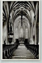 84307 W8330 Eggenfelden Foto AK Pfarrkirche innen