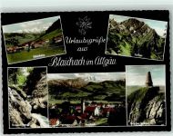87544 W8976 Blaichach , Allgäu - Ettensberg Stuiben Starzlachklamm Grünten-Denkmal Verlag Franz Milz