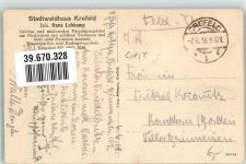 47798 W4150 Krefeld 1918 - Hochwild am Futterplatz Stadtwald Reh Rehkitz Geweih