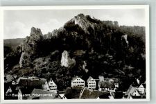 89143 W7902 Blaubeuren Foto AK Felsenpartie