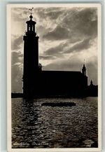 Stockholm 1933 Foto AK Rathaus