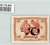 99310 O5210 Arnstadt 1921 Notgeldschein 10 Pfennig A