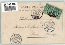 67420 Saales 1898 Gebrauchsspuren Ort lt. Stempel