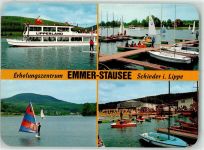 32816 W4938 Schieder - Dampfschiff Lipperland Hafen Segelsport Emmer Stausee