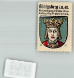 Königsberg N.M. Chojna Vignette Wappen