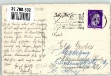 83707 W8182 Bad Wiessee 1942 Foto AK Kurhaus