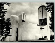 Ronchamp Chapelle de Notre-Dame-du Haut Architekt Le Corbusier Architektur Foto AK