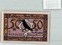 06217 O4200 Merseburg 1921 Notgeldschein 50 Pfennig