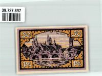 06217 O4200 Merseburg 1921 Notgeldschein 50 Pfennig