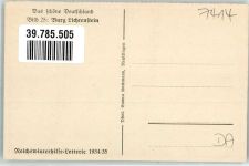 W7458 Neufra , Hohenz Reichswinterhilfe-Lotterie Bild 25 Burg Lichtenstein Das schöne Deutschland Fotograf Emma Kottmann WHW Deutschlandserie Foto AK