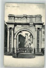 Pula Pola Foto AK Denkmal Porta aurea