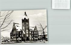 45525 W4320 Hattingen , Ruhr FOTO KEINE AK Foto Original aus Archiv eines Ansichtskartenverlags Winter Rathaus Oldtimer
