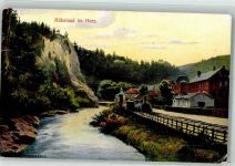 38889 O3725 Rübeland b Blankenburg, Harz Künstlerkarte Der Ort am Ufer der Bode Verlag Lederbogen Nr. 746