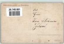 Generalfeldmarschall Orden Künstlerkarte Graphische Kunstanstalt F. Brucckmann No. 6 d. Hindenburg Gebrauchsspuren
