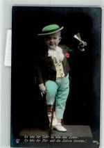 Kind Junge CL 1810/5 Sekt Privatfoto AK