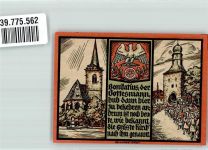 99610 O5230 Sömmerda 1921 Notgeldschein 25 Pfennig Dreyse`s Geburtsstadt