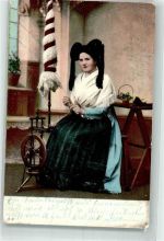 Tracht Frau Spinnerei 1906