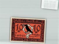 06217 O4200 Merseburg 1921 Notgeldschein 10 Pfennig