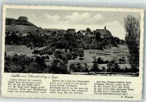 32816 W4938 Schieder-Schwalenberg Foto AK Gedicht Burg