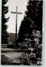 66953 W6780 Pirmasens Foto AK Friedhof Kreuz