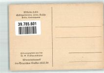W1000 Berlin Mitte sign. Leibl, Wilhelm Gebirgsländerin in der Nationalgalerie N.S. Volkswohlfahrt WHW 1933 Künstlerkarte