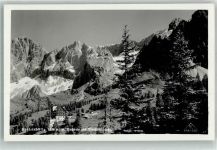 Austriahütte Foto AK Hüttenstempel