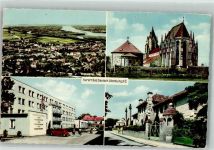 2405 Bad Deutsch-Altenburg Foto AK Kirche VW Käfer