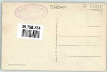 Melzergrundbaude Foto AK Lomnitzfall Melzergrund Hüttenstempel