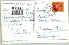 Lisboa Lissabon 1961 Gebrauchsspuren Foto AK